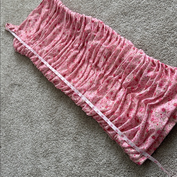 Likely Tash Midi Floral One Shoulder Bodycon Pink Dress - Picture 10 of 10